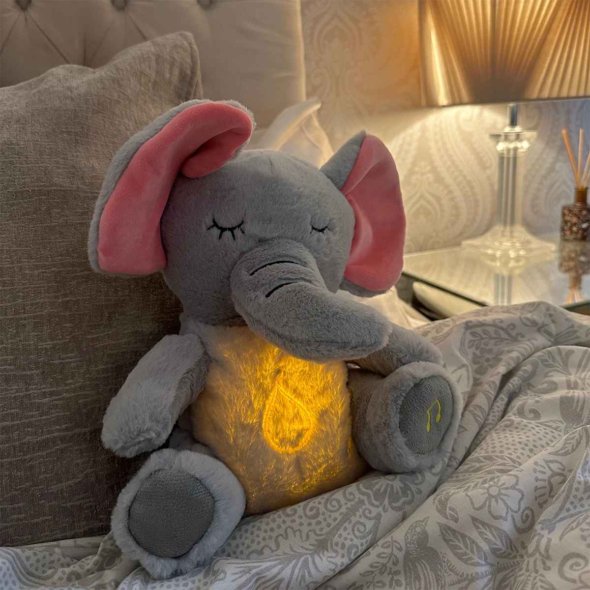 Peluche ELEFANTINO respira