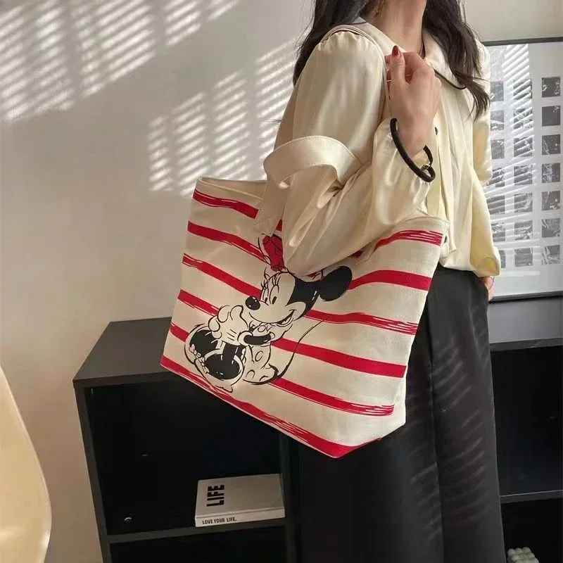 Tote Bag in tela  Minnie e Snoopy
