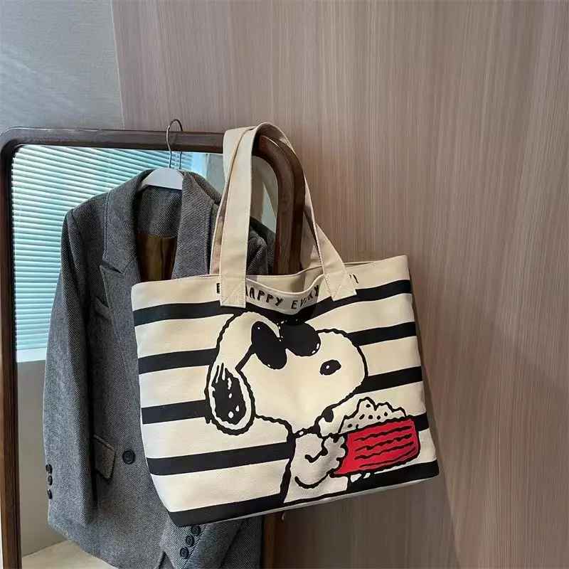 Tote Bag in tela  Minnie e Snoopy