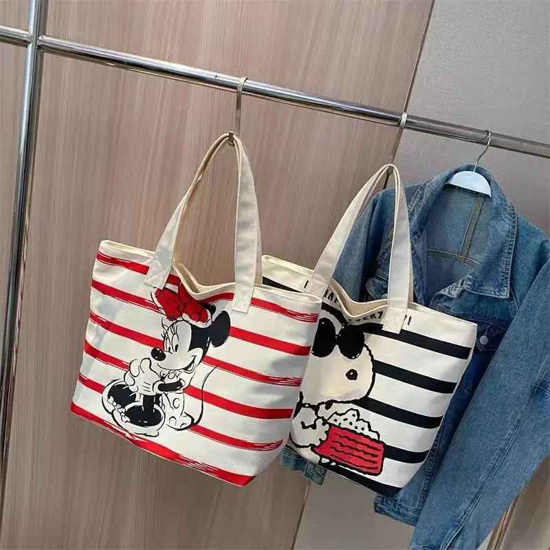 Tote Bag in tela  Minnie e Snoopy