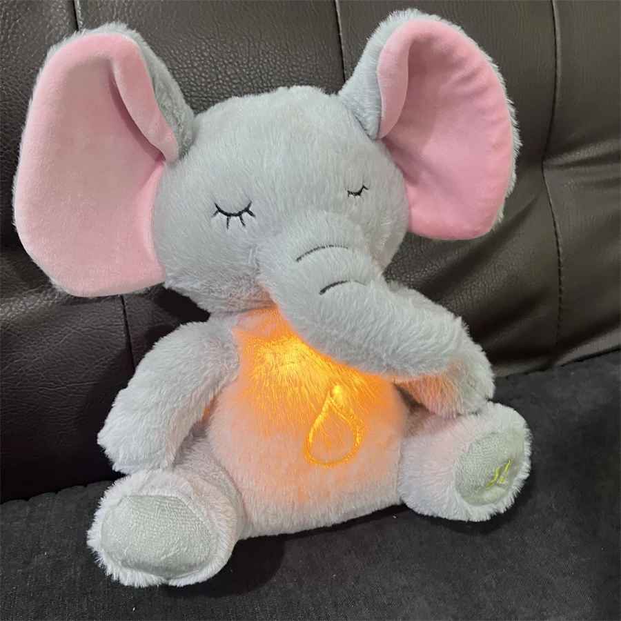 Peluche ELEFANTINO respira