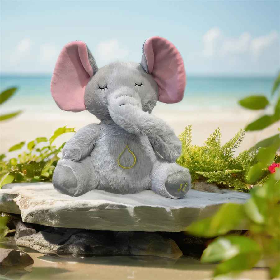 Peluche ELEFANTINO respira